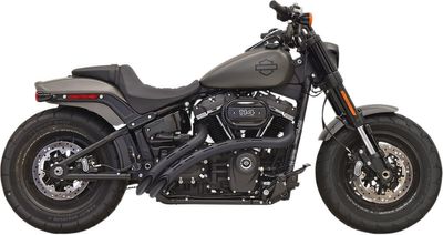 Avgassystem Bassani Xhaust Sweeper svart Softail 18-upp