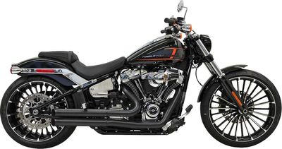 Avgassystem Bassani Xhaust Pro-Street svart Softail 18-upp
