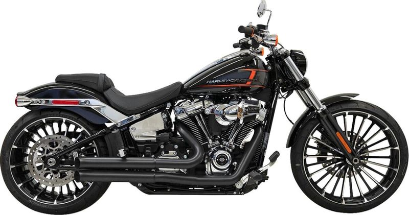 Avgassystem Bassani Xhaust Pro-Street svart Softail 18-upp
