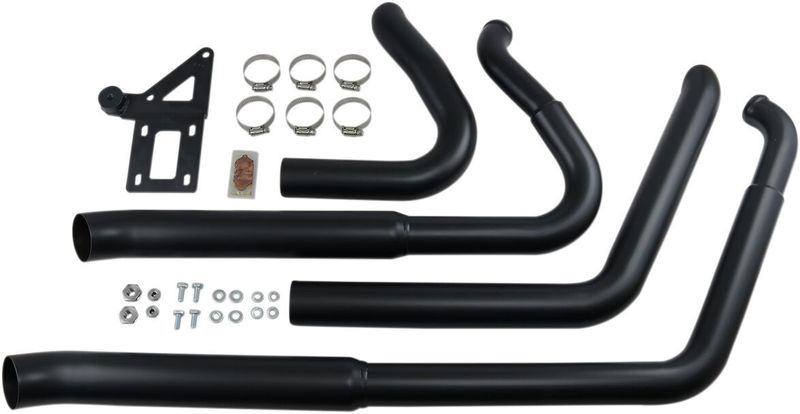 Avgassystem Bassani Xhaust Pro-Street svart Softail 18-upp