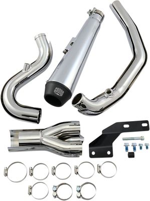 Avgassystem Cobra El Diablo 2 1 Softail 07-11 krom