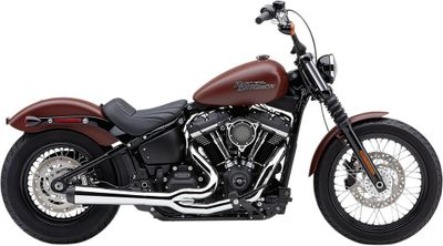 Avgassystem Cobra El Diablo 2 into-1 Softail 18-20 krom