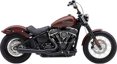 Avgassystem Cobra El Diablo 2 into-1 Softail 18-20 svart