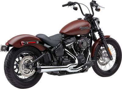 Avgassystem Cobra El Diablo 2 into-1 krom Softail FLHC/S Heritage