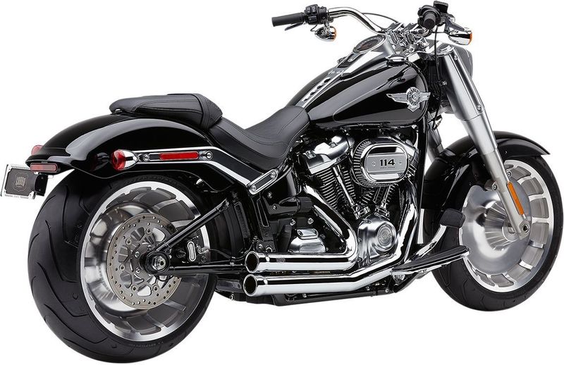 Avgassystem Cobra Speedster 909 krom Softail FLFB/S Fatboy, FXBR/S m.fl.