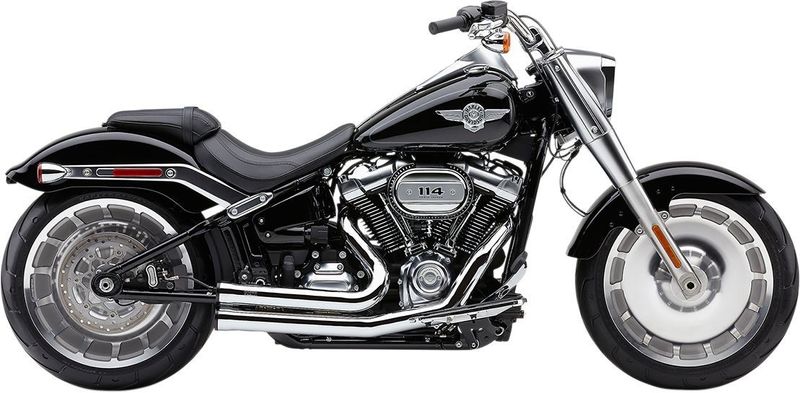 Avgassystem Cobra Speedster Shorts RPT krom Softail FLFB/S Fat Boy, FXBR/S