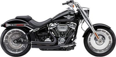 Avgassystem Cobra Speedster Shorts RPT svart Softail FLFB/S Fat Boy, FXBR/S