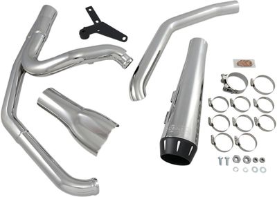Avgassystem Bassani Xhaust 2 into-1 Rage 2-1 W/megaphone krom Softail 18-upp