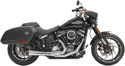 Avgassystem Bassani Xhaust 2 into-1 Rage krom Softail 18-24