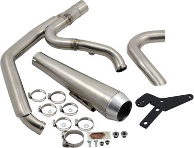 Avgassystem Bassani Xhaust 2 into-1 Rage rostfri stål Softail 18-24