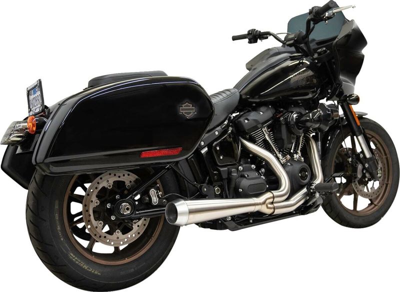 Avgassystem Bassani Xhaust 2 into-1 Rage rostfri stål Softail 18-24