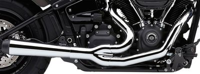 Avgassystem Cobra El Diablo 2 into-1 krom Softail FLFB/S Fat Boy, FXBR/S