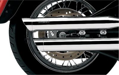 Slip-on ljuddämpare Cobra 3" krom Softail 97-06