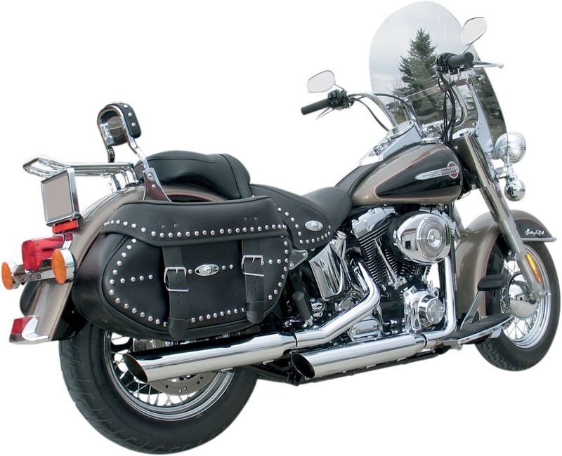 Slip-on ljuddämpare Khrome Werks HP-Plus Slant 3" krom Softail 07-17