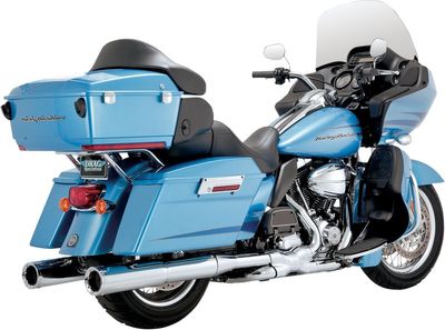 Slip-on ljuddämpare Vance & Hines Hi-output krom FLT/Touring 95-16