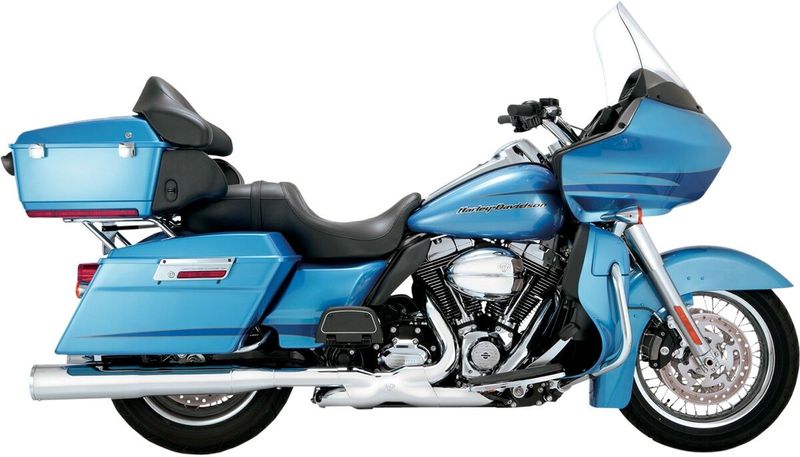 Slip-on ljuddämpare Vance & Hines Hi-output krom FLT/Touring 95-16