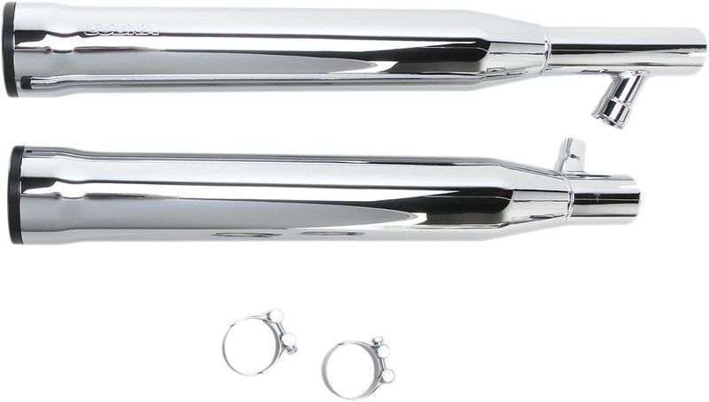 Slip-on ljuddämpare Cobra RPT 3" krom Softail FLSTF Fat Boy 00-06 m.fl.