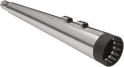 Slip-on ljuddämpare Bassani Xhaust DNT Megaphone Touring 95-16, Trike 14-15 krom/svart