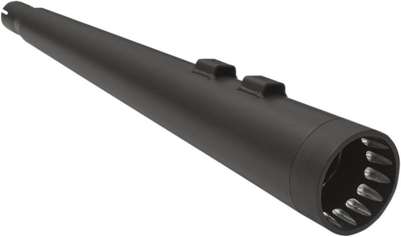 Slip-on ljuddämpare Bassani Xhaust DNT Megaphone Touring 95-16, Trike 14-15 svart