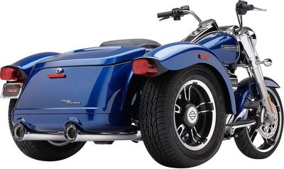 Slip-on ljuddämpare Cobra krom fram Trike 17-19