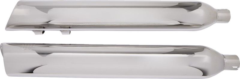 Slip-on ljuddämpare Cobra 909 Twins Trigld rund krom Trike 14-19