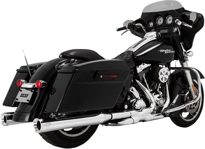 Slip-on ljuddämpare Vance & Hines Eliminator 400 4" krom FLT/Touring 95-16
