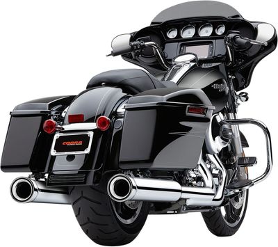 Slip-on ljuddämpare Cobra NH 4" krom FLT/Touring 95-16