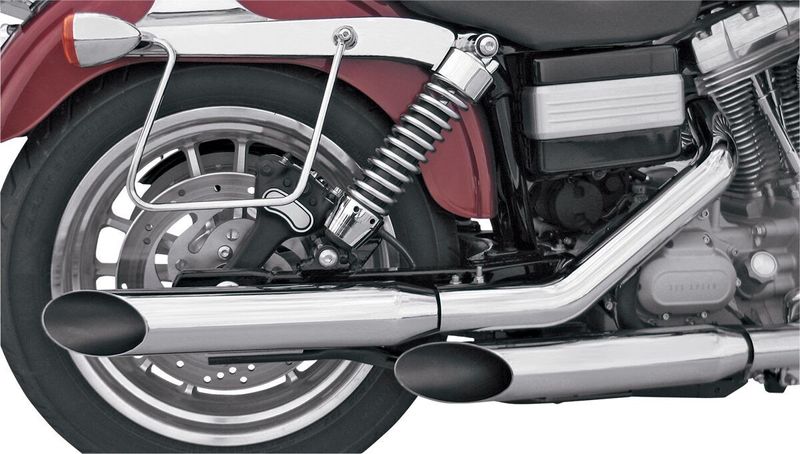 Slip-on ljuddämpare Khrome Werks HP-Plus 3" krom Dyna 95-05, Touring 17-24