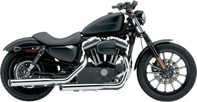 Slip-on ljuddämpare Cobra 3" krom XL Sportster 04-13
