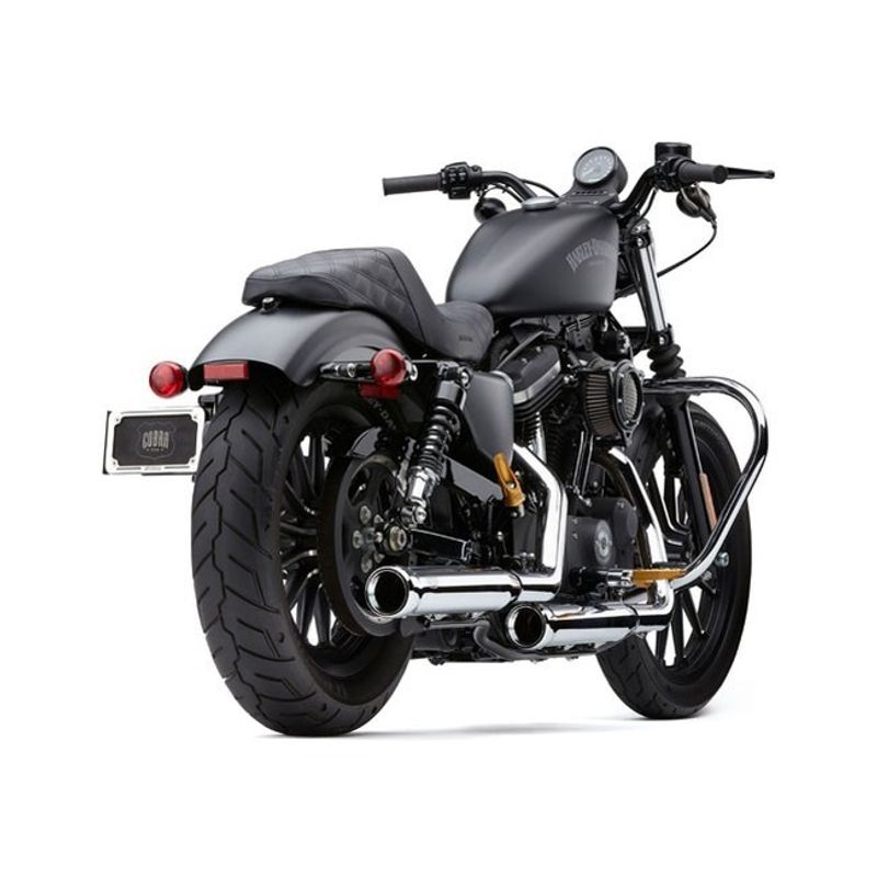 Slip-on ljuddämpare Cobra NH 3" XL Sportster 14-22 krom