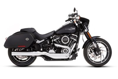 Slip-on ljuddämpare Rinehart Racing Glide 4" Softail 18-24 krom