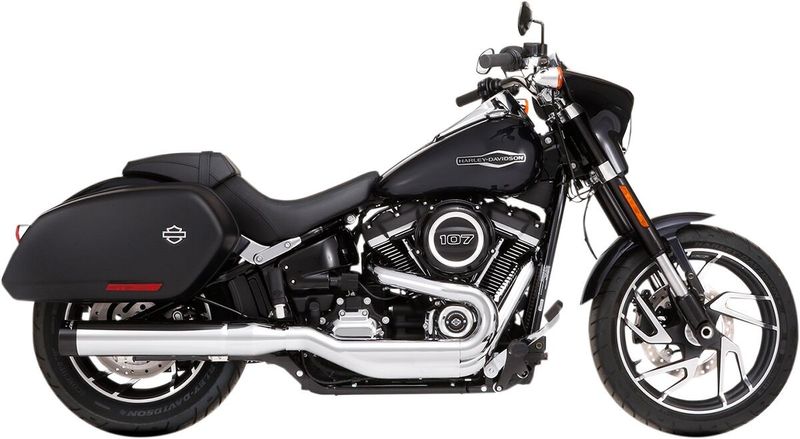 Slip-on ljuddämpare Rinehart Racing Glide 4" Softail 18-24