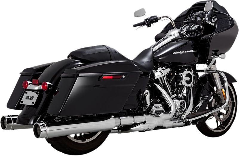 Slip-on ljuddämpare Vance & Hines Torquer 450 krom FLT/Touring 17-26