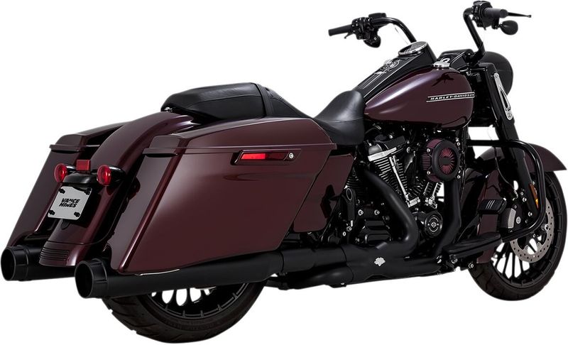Slip-on ljuddämpare Vance & Hines Torquer 450 mattsvart FLT/Touring 17-26