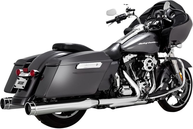 Slip-on ljuddämpare Vance & Hines Torquer 450 krom FLT/Touring 95-16