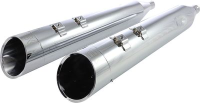 Slip-on ljuddämpare Khrome Werks HP-Plus 4-1/2" krom Touring 99-16, Trike 14-21