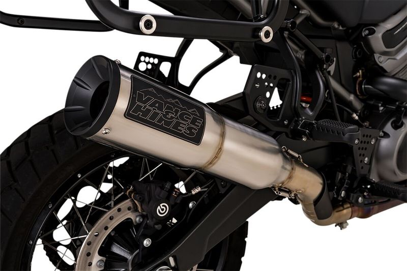 Slip-on ljuddämpare Vance & Hines Adventure Hi-Output 450 rostfri