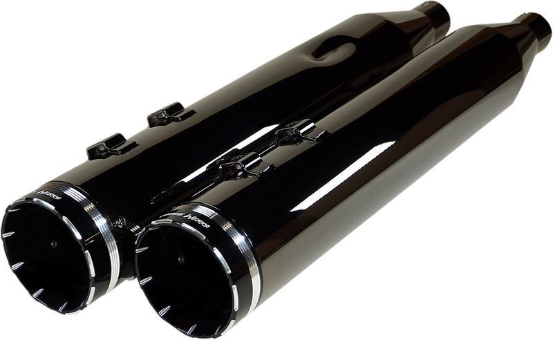 Slip-on ljuddämpare Khrome Werks HP-Plus Eclips 4-1/2" svart Touring 17-upp