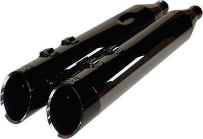 Slip-on ljuddämpare Khrome Werks HP-Plus Eclipse 4-1/2" svart Touring 17-upp