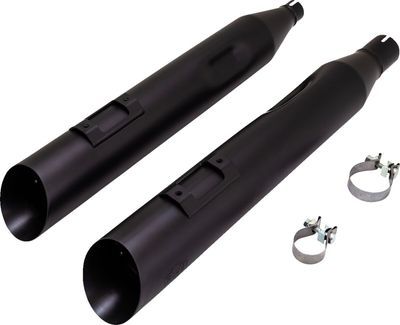 Slip-on ljuddämpare Vance & Hines Backslash 450 mattsvart FLT/Touring. Requires disabling