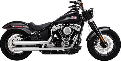 Ljuddämpare Vance & Hines Twin Slash PCX 3" krom Softail FXBB Street Bob 107 m.fl.