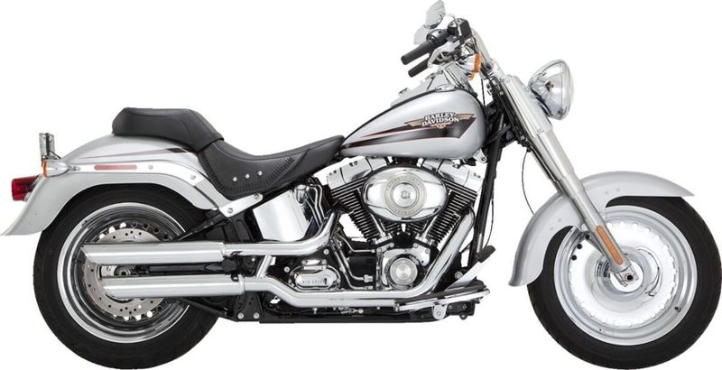 Ljuddämpare Vance & Hines PCX 3" Softail FLSTF 07-17 m.fl. krom