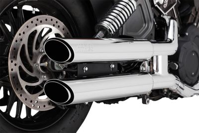 Slip-on ljuddämpare Vance & Hines Twin Slash Chr.ts.scout 3" Indian 15-24