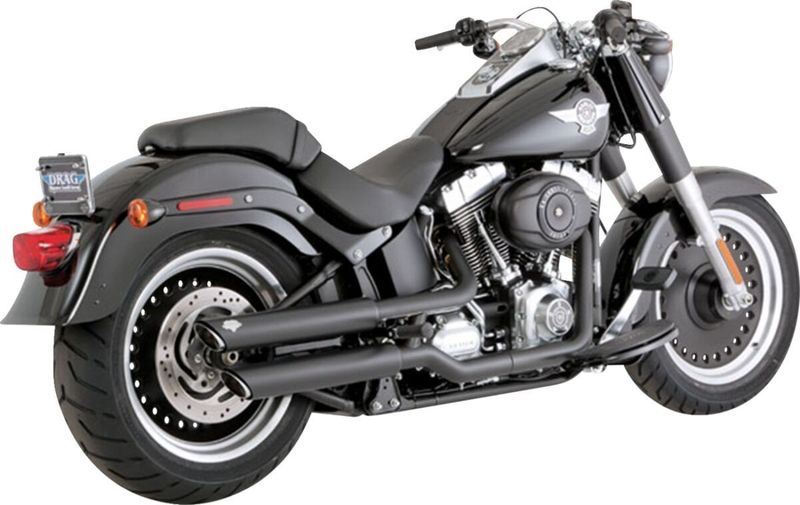 Ljuddämpare Vance & Hines PCX 3" Softail FLSTF 07-17 m.fl. svart