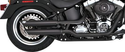 Ljuddämpare Vance & Hines PCX 3" Softail FLSTF 07-17 m.fl. svart