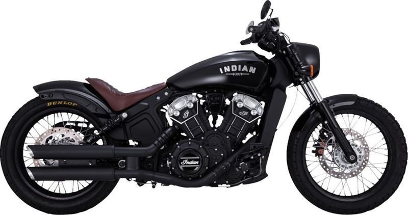 Ljuddämpare Vance & Hines Twin PCX 3" svart 2015-2022 Indian Scout