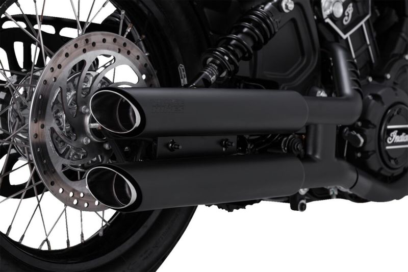Ljuddämpare Vance & Hines Twin PCX 3" svart 2015-2022 Indian Scout