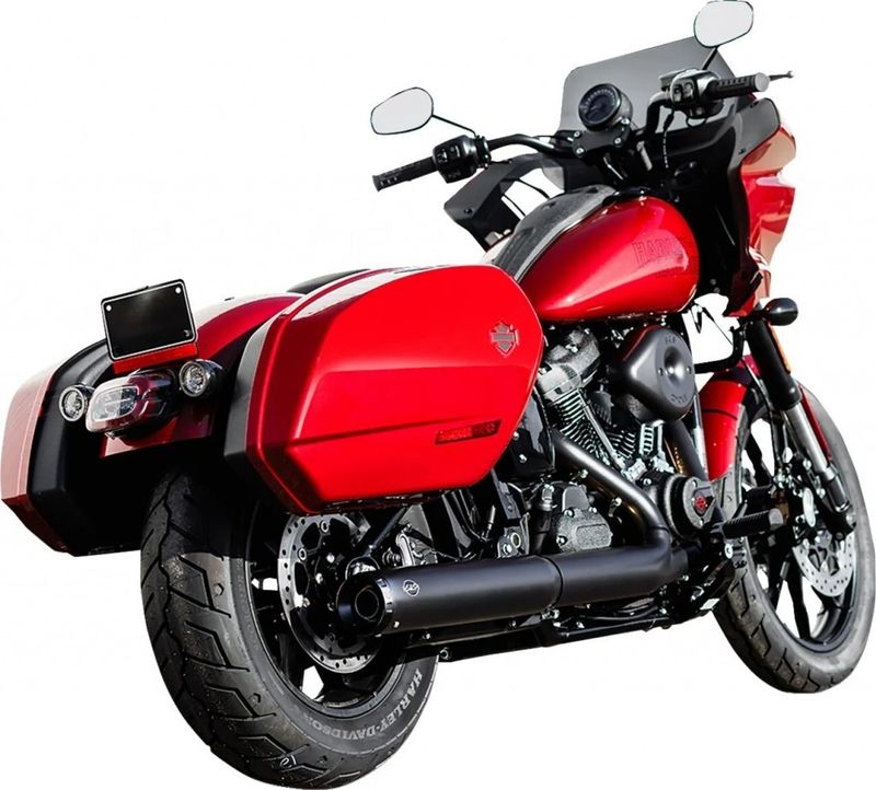 Slip-on ljuddämpare S&S Grand National Softail 25-upp svart
