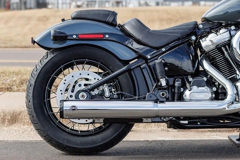Slip-on ljuddämpare S&S Grand National Softail 25-upp krom
