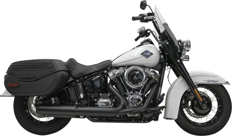 Slip-on ljuddämpare Bassani Xhaust Baffle 4" Softail 25-upp svart